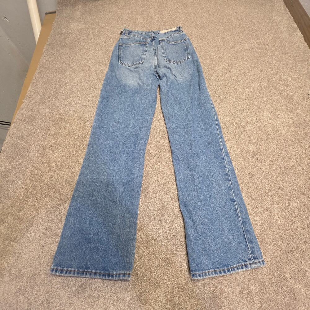 Baggy Loose Relaxed Barrel Wide Leg Betro Simone Jeans 25 Light Wash High Rise